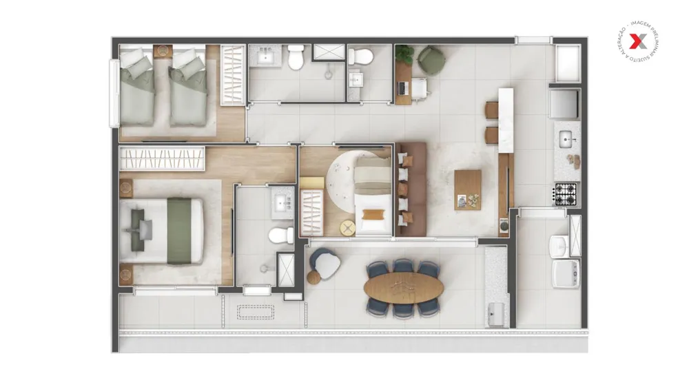 Apartamento, 3 quartos, 2785 m² - Foto 5