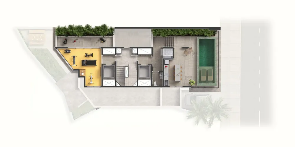 Apartamento, 1 quarto, 2331 m² - Foto 12