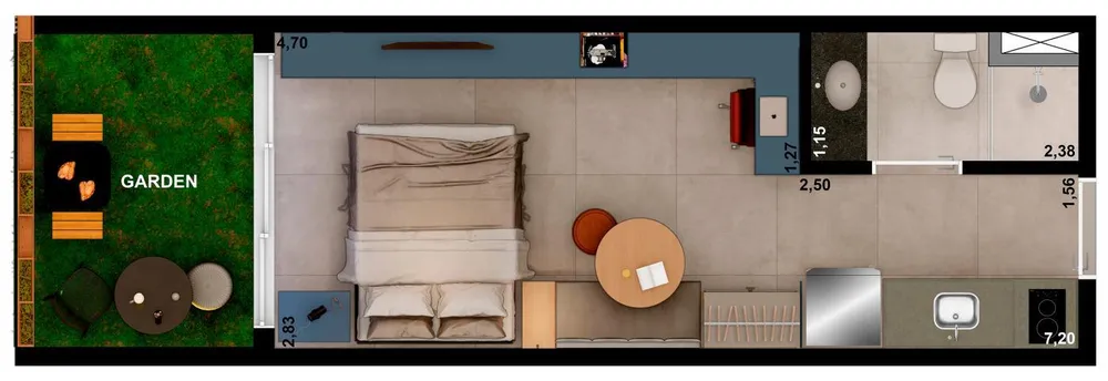 Apartamento, 2 quartos, 2461 m² - Foto 6