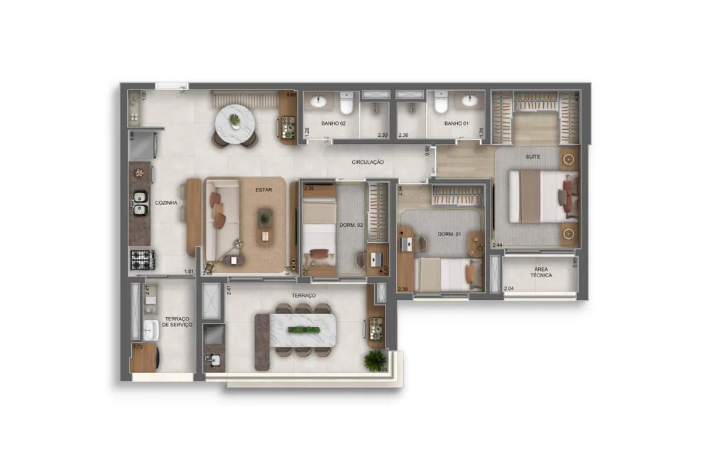 Apartamento, 3 quartos, 40120 m² - Foto 11