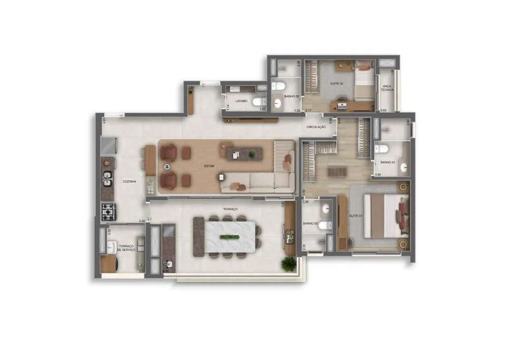 Apartamento, 3 quartos, 40120 m² - Foto 12