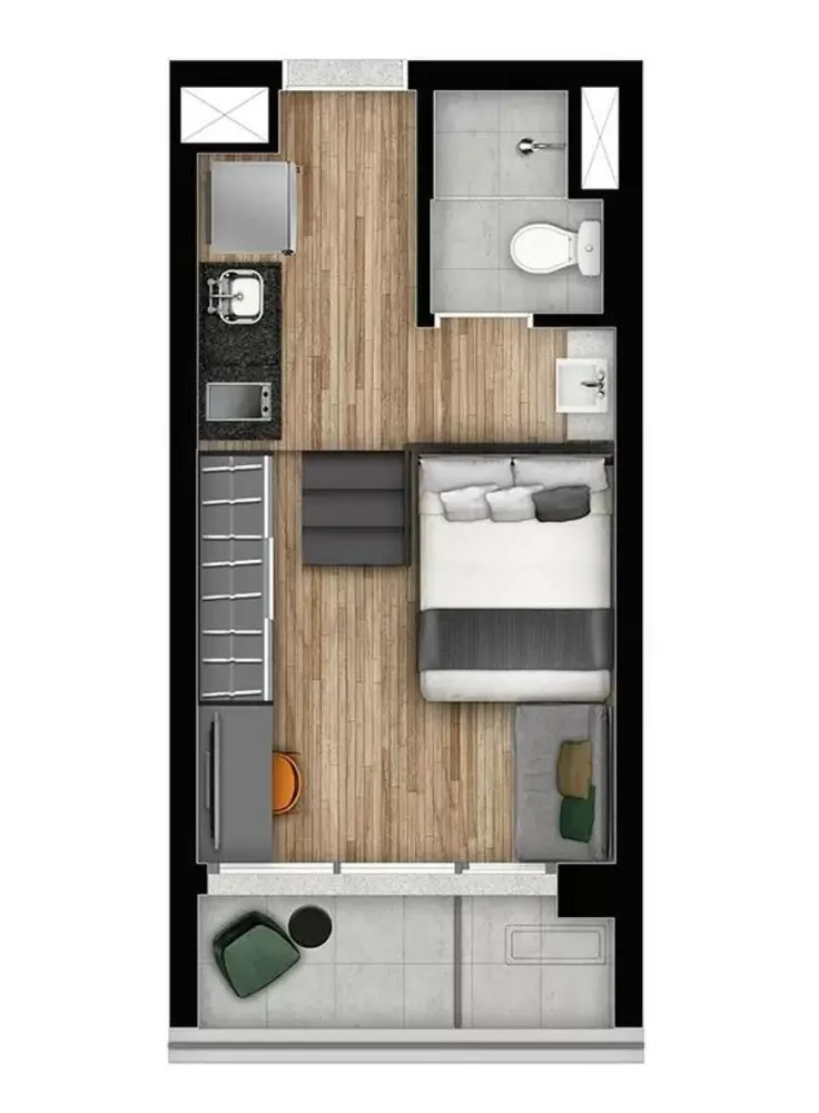 Apartamento, 1 quarto, 2337 m² - Foto 11