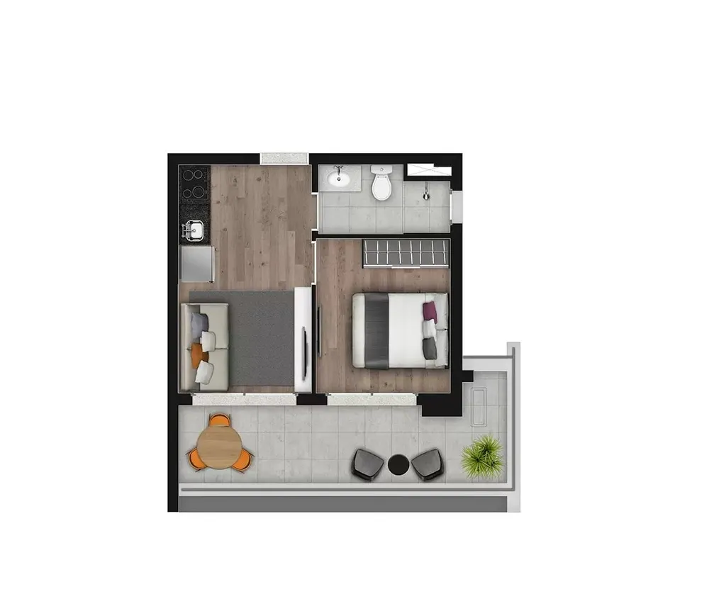 Apartamento, 1 quarto, 2337 m² - Foto 12