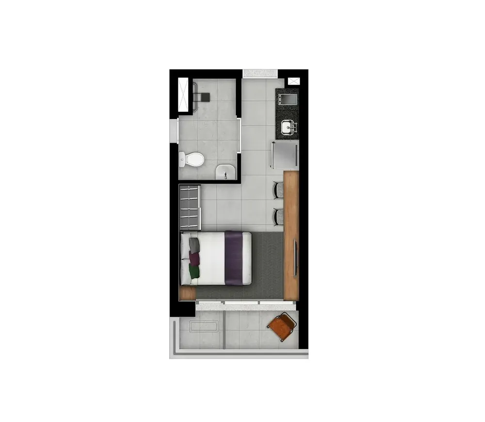 Apartamento, 1 quarto, 2337 m² - Foto 10