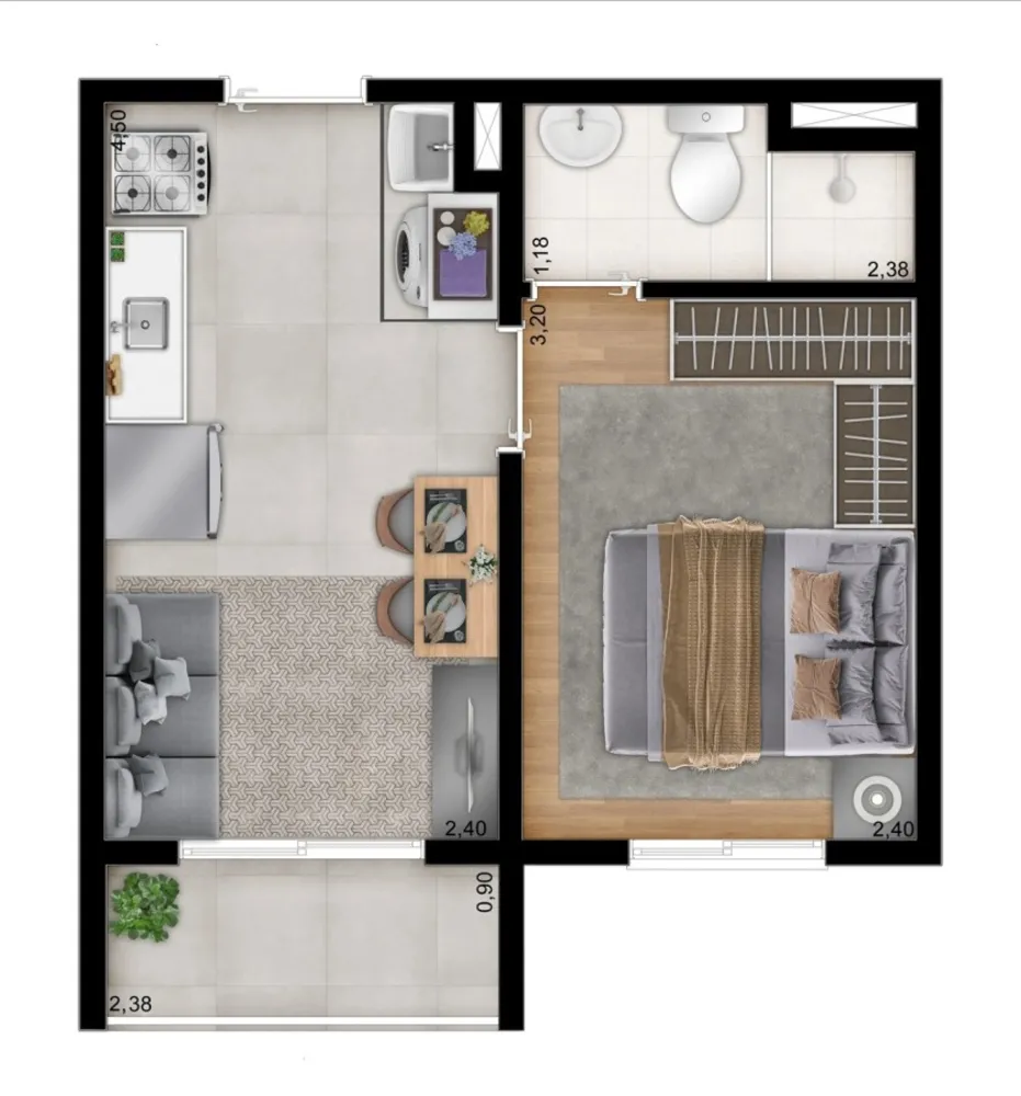 Casa, 2 quartos, 2535 m² - Foto 11