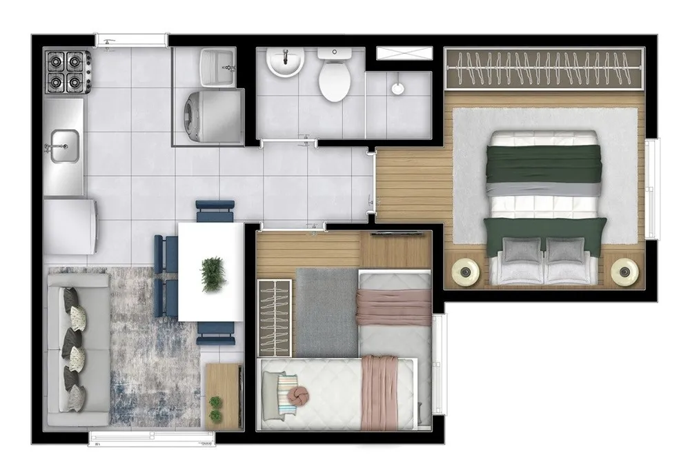 Casa, 2 quartos, 2535 m² - Foto 12