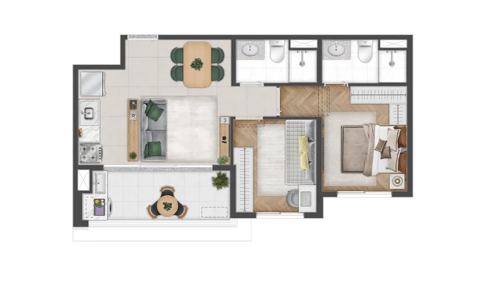 Apartamento, 2 quartos, 4749 m² - Foto 7