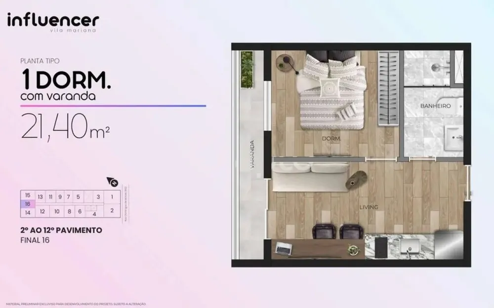 Apartamento, 2 quartos, 2049 m² - Foto 11
