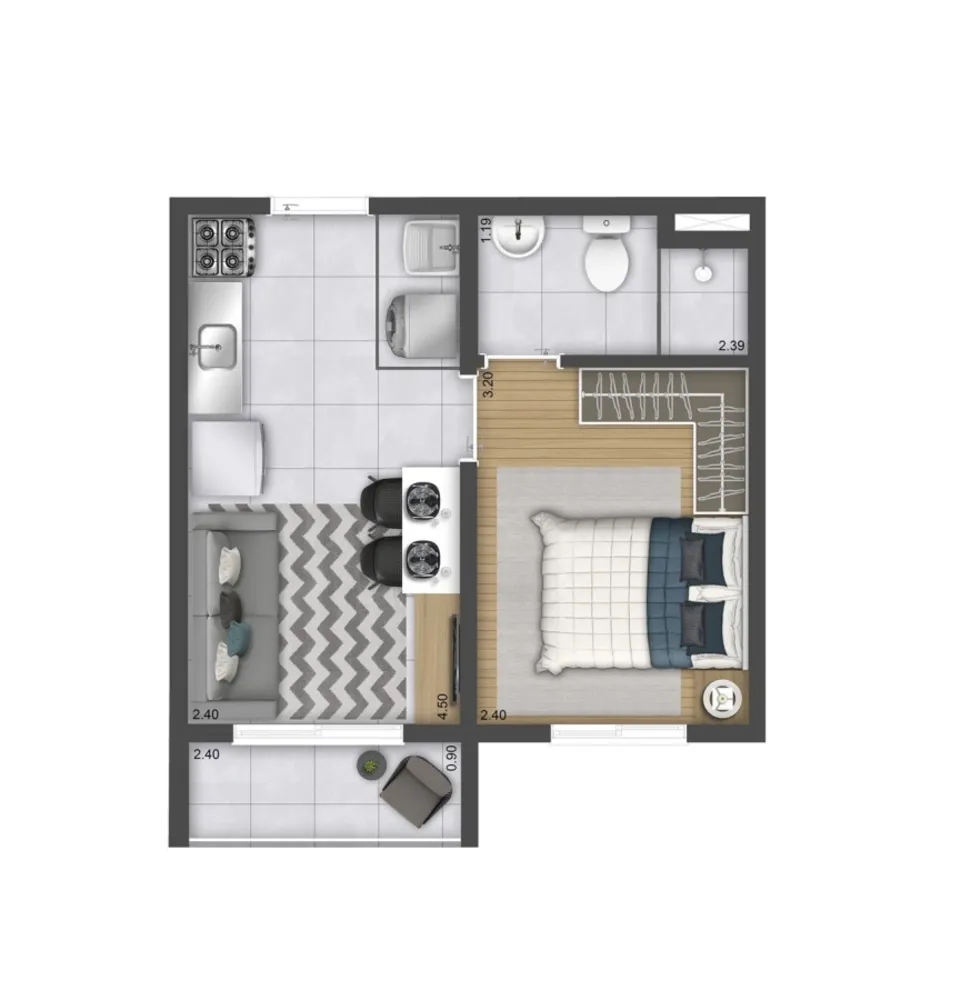 Casa, 2 quartos, 2434 m² - Foto 5