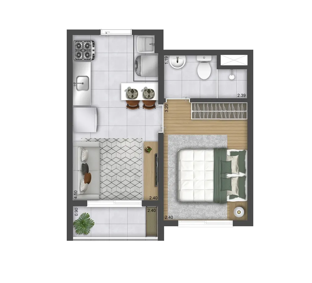 Casa, 2 quartos, 2434 m² - Foto 6