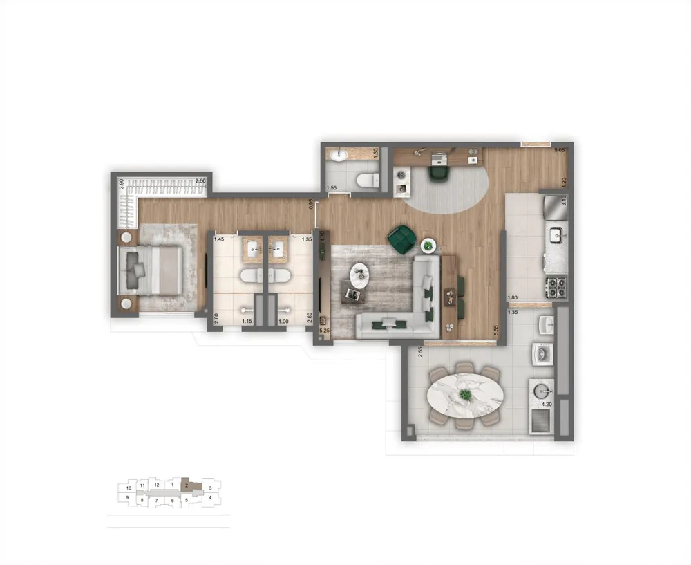 Apartamento, 3 quartos, 4789 m² - Foto 18