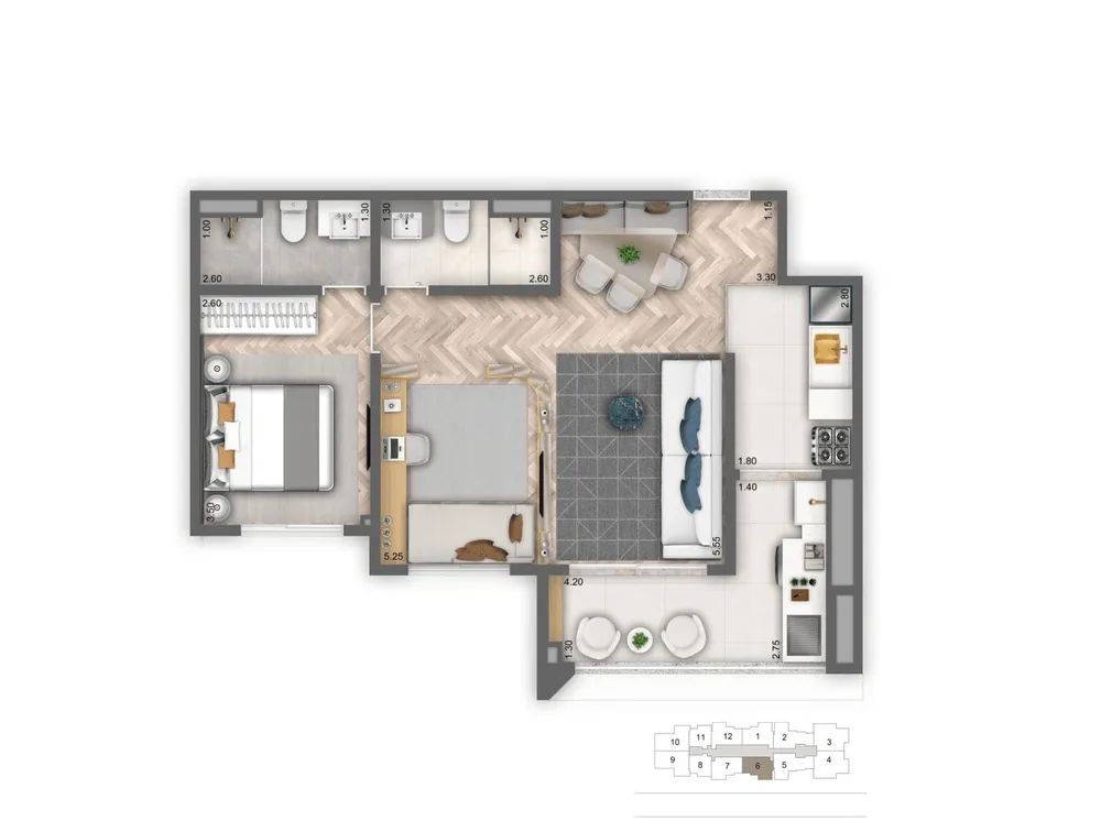 Apartamento, 3 quartos, 4789 m² - Foto 15