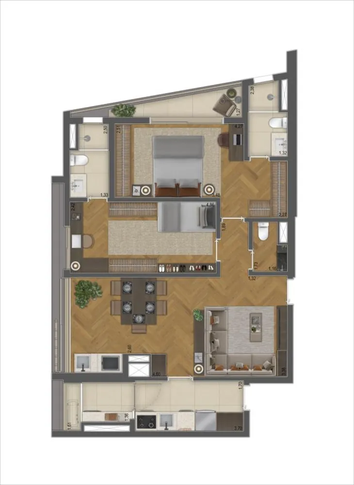Apartamento, 3 quartos, 28124 m² - Foto 8