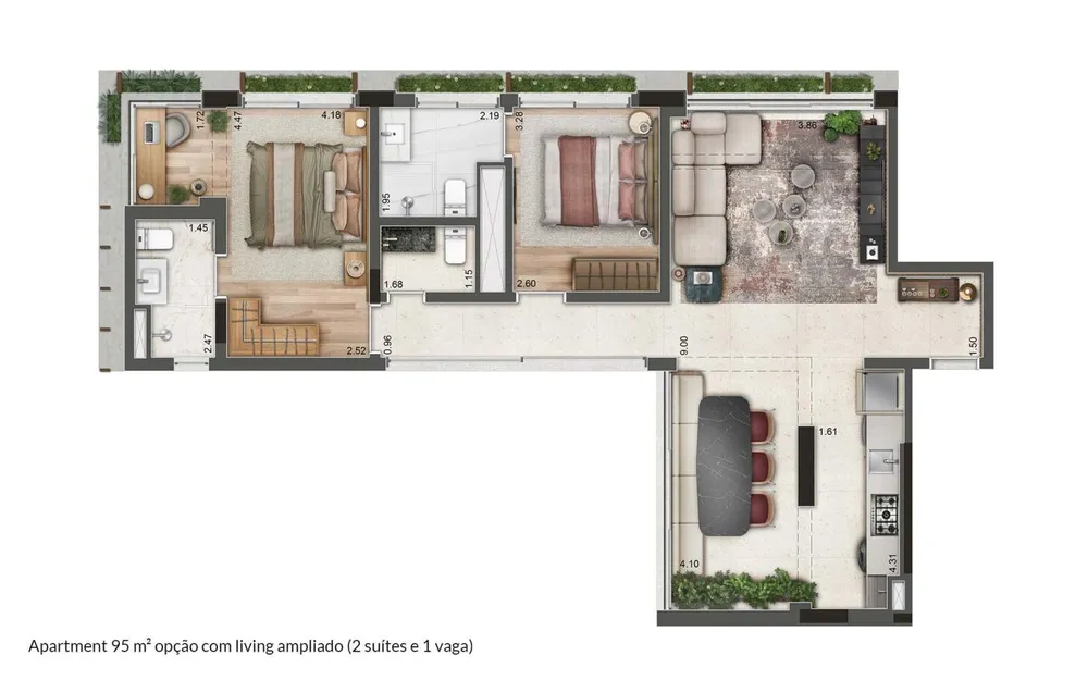 Apartamento, 3 quartos, 44182 m² - Foto 8