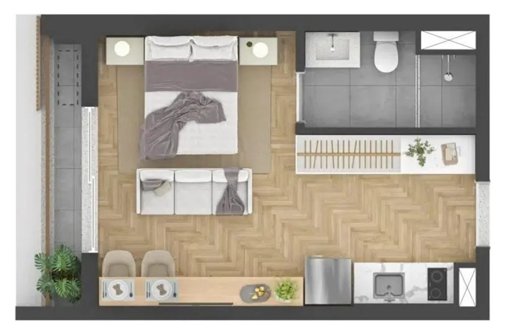 Apartamento, 2 quartos, 2461 m² - Foto 7