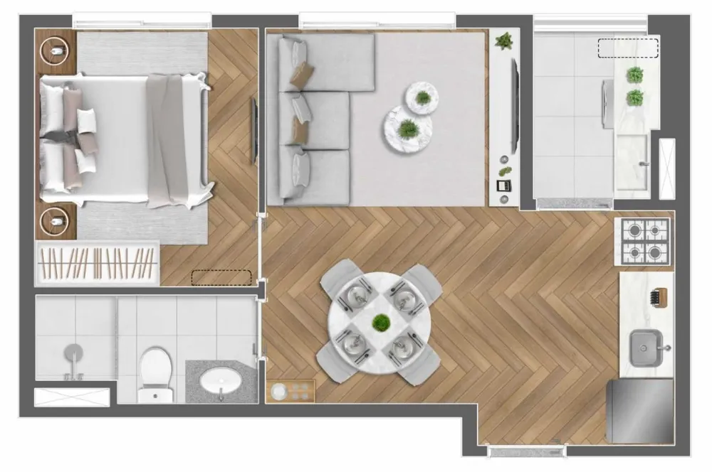 Apartamento, 2 quartos, 3448 m² - Foto 11