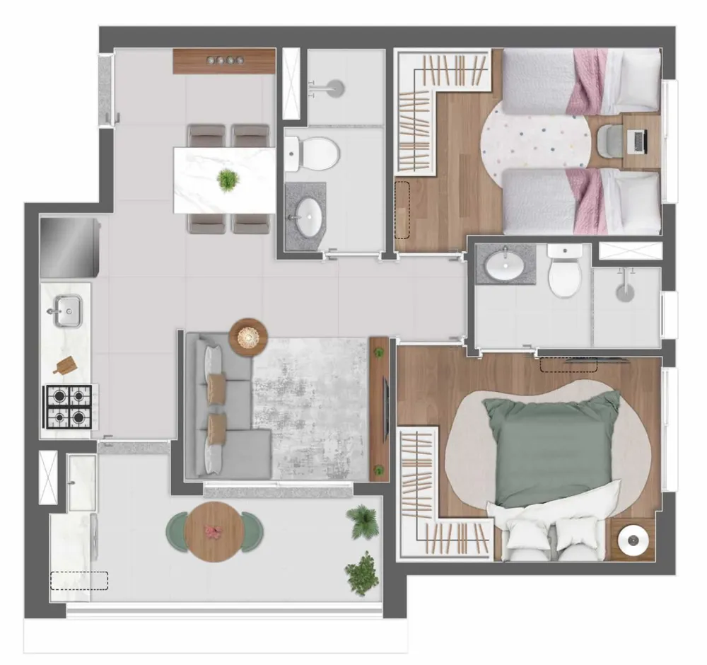 Apartamento, 2 quartos, 3448 m² - Foto 12