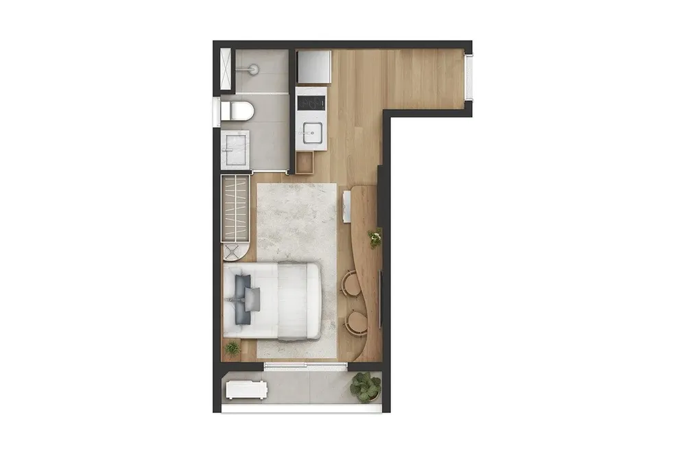 Apartamento, 1 quarto, 1924 m² - Foto 8