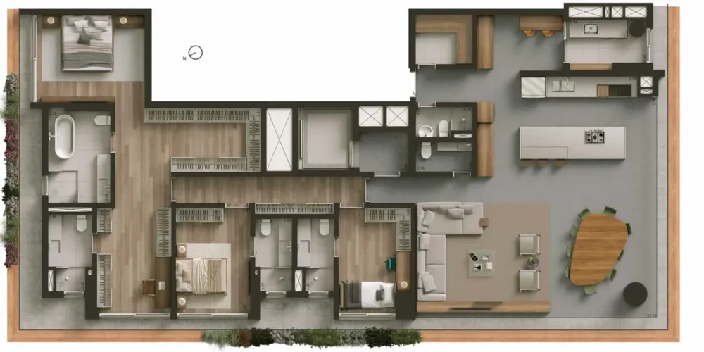 Apartamento, 4 quartos, 245 m² - Foto 8