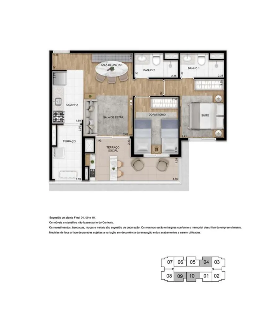 Apartamento, 3 quartos, 6379 m² - Foto 12