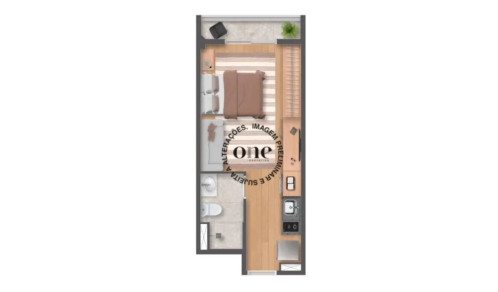 Apartamento, 1 quarto, 2128 m² - Foto 7
