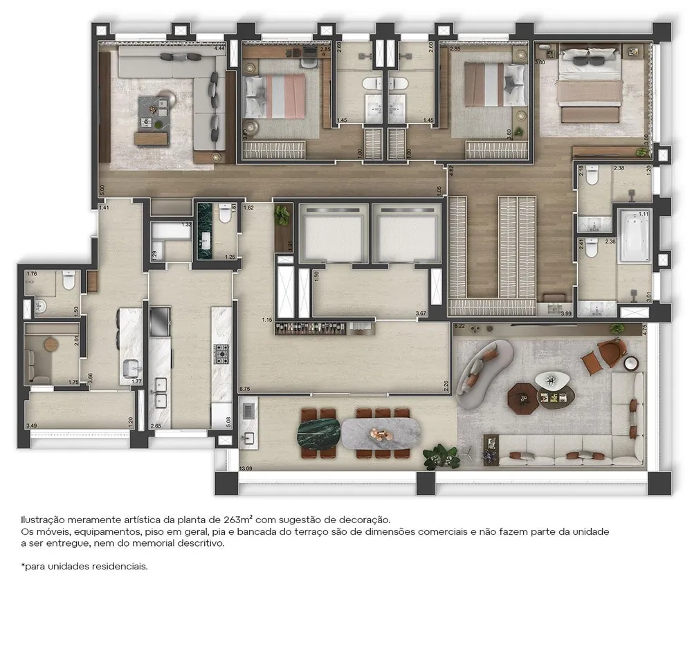 Apartamento, 4 quartos, 207263 m² - Foto 8