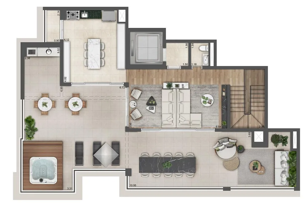 Apartamento, 4 quartos, 72350 m² - Foto 7