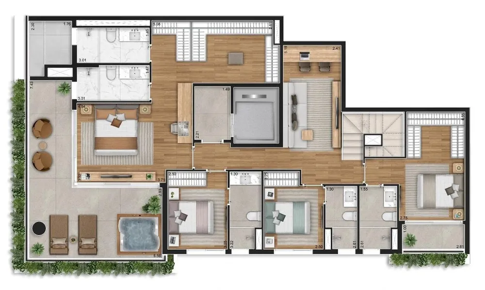 Apartamento, 3 quartos, 123167 m² - Foto 5