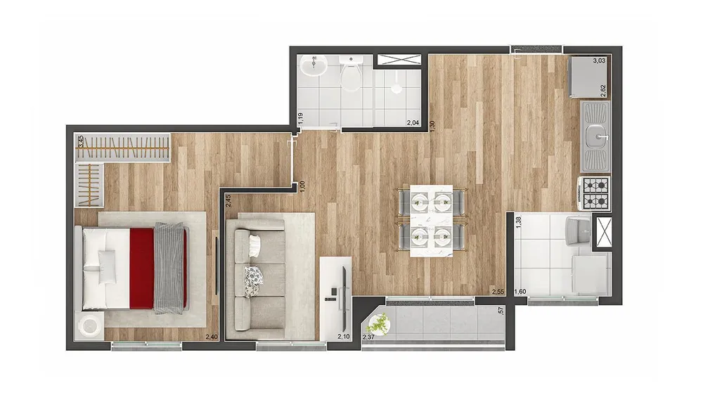 Casa, 2 quartos, 3739 m² - Foto 8
