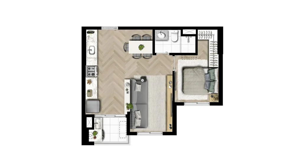 Casa, 2 quartos, 3641 m² - Foto 11