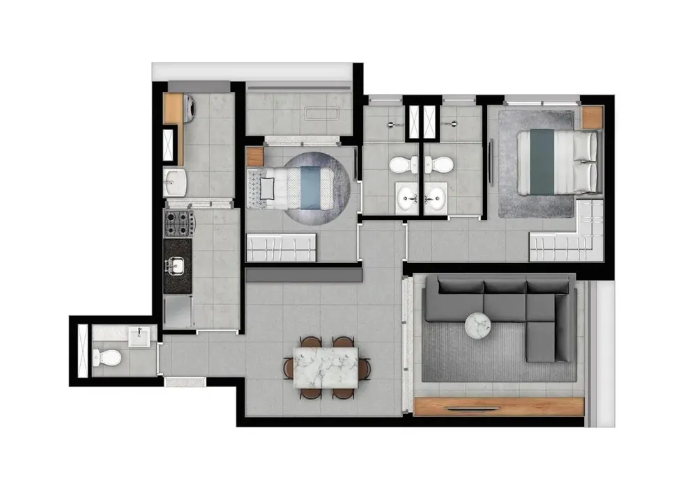Apartamento, 3 quartos, 2590 m² - Foto 6