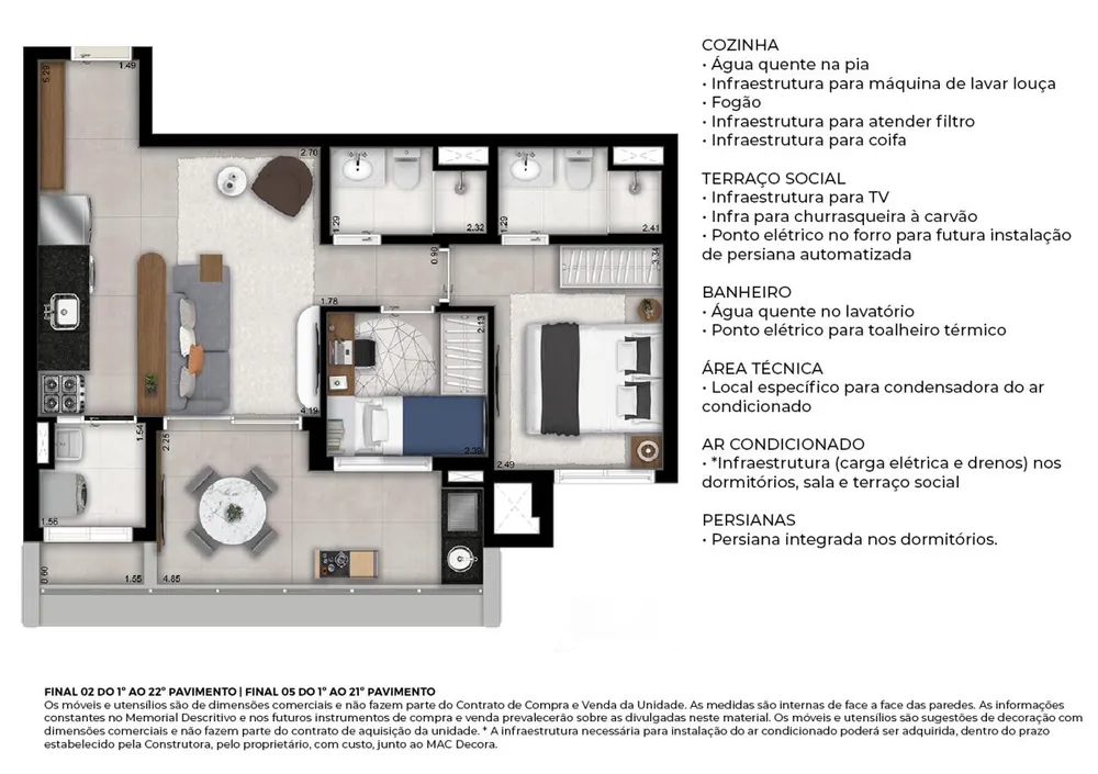 Apartamento, 3 quartos, 6488 m² - Foto 7