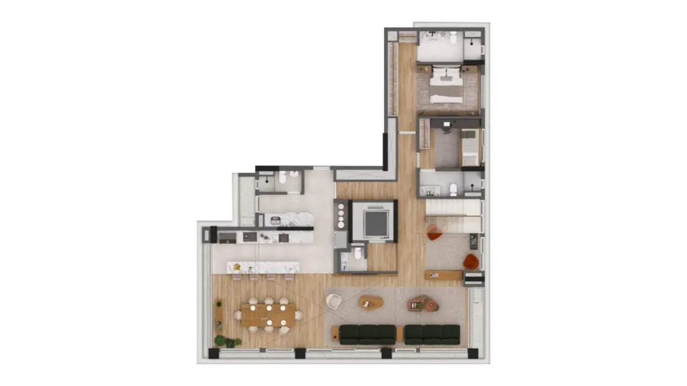 Apartamento, 4 quartos, 182310 m² - Foto 5