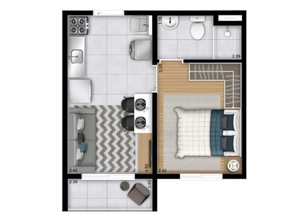 Casa, 2 quartos, 2635 m² - Foto 8