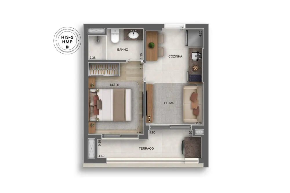 Casa, 2 quartos, 3148 m² - Foto 10