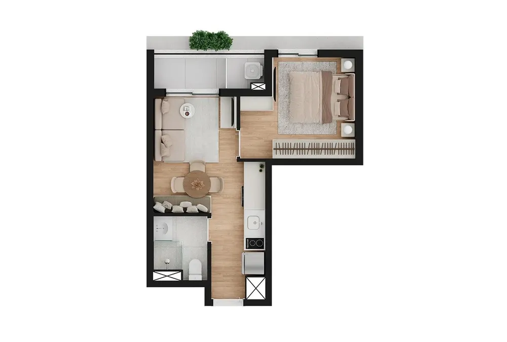 Apartamento, 2 quartos, 2468 m² - Foto 8