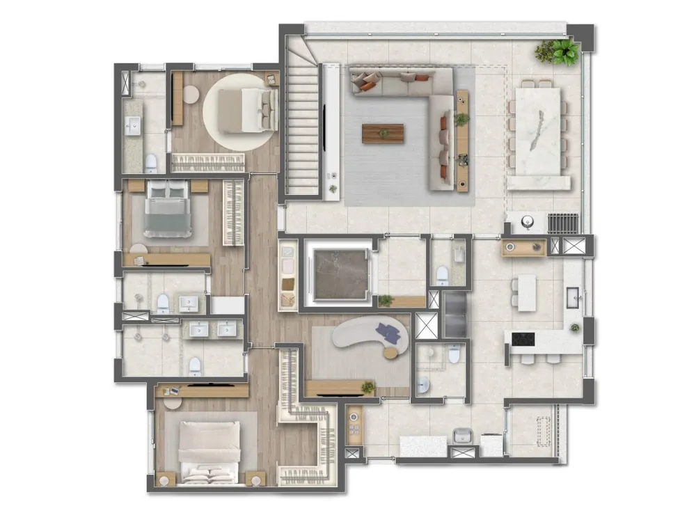 Apartamento, 4 quartos, 191464 m² - Foto 12