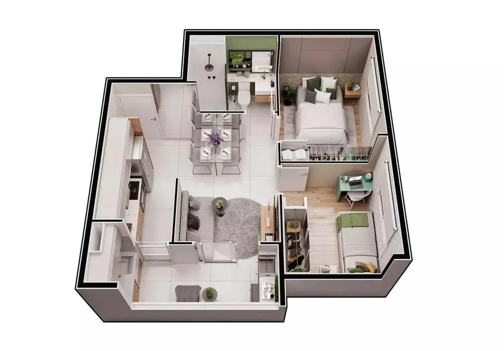 Apartamento, 2 quartos, 4146 m² - Foto 8