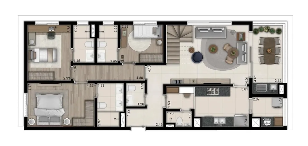 Apartamento, 3 quartos, 125316 m² - Foto 4