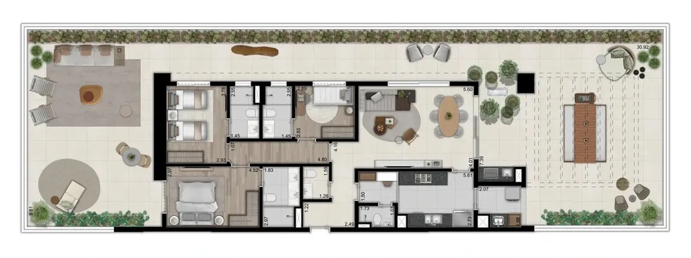 Apartamento, 3 quartos, 125316 m² - Foto 7