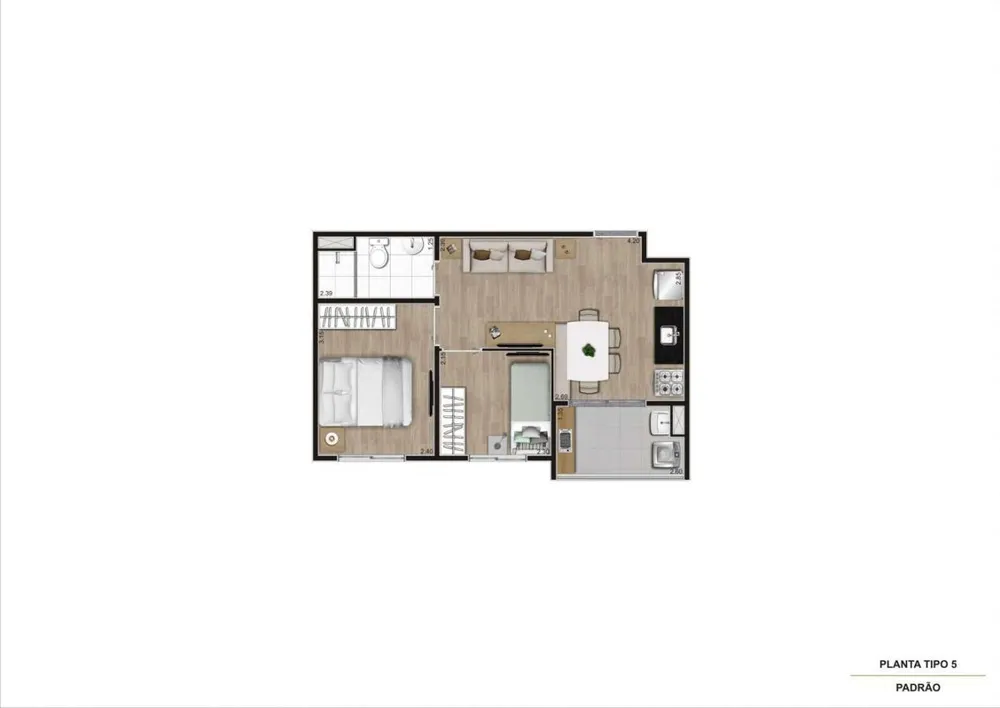 Casa, 2 quartos, 3841 m² - Foto 8