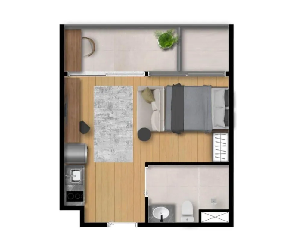 Apartamento, 1 quarto, 3135 m² - Foto 8