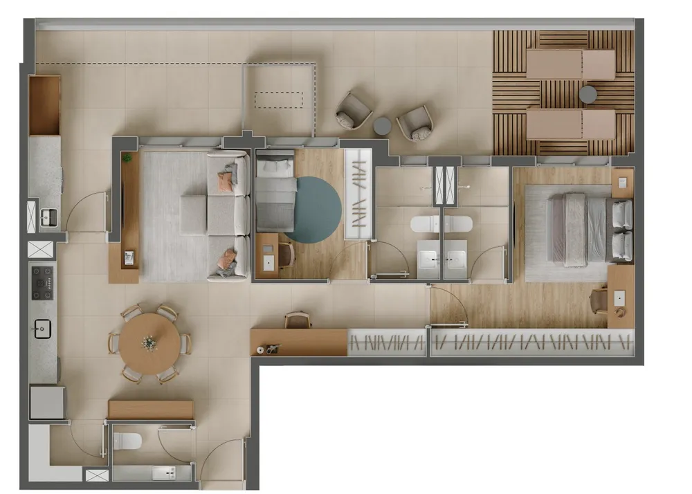 Apartamento, 3 quartos, 84136 m² - Foto 8
