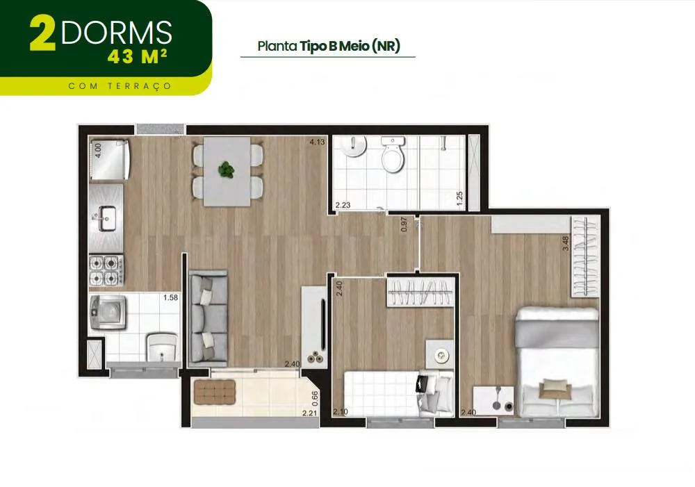 Casa, 2 quartos, 2943 m² - Foto 2