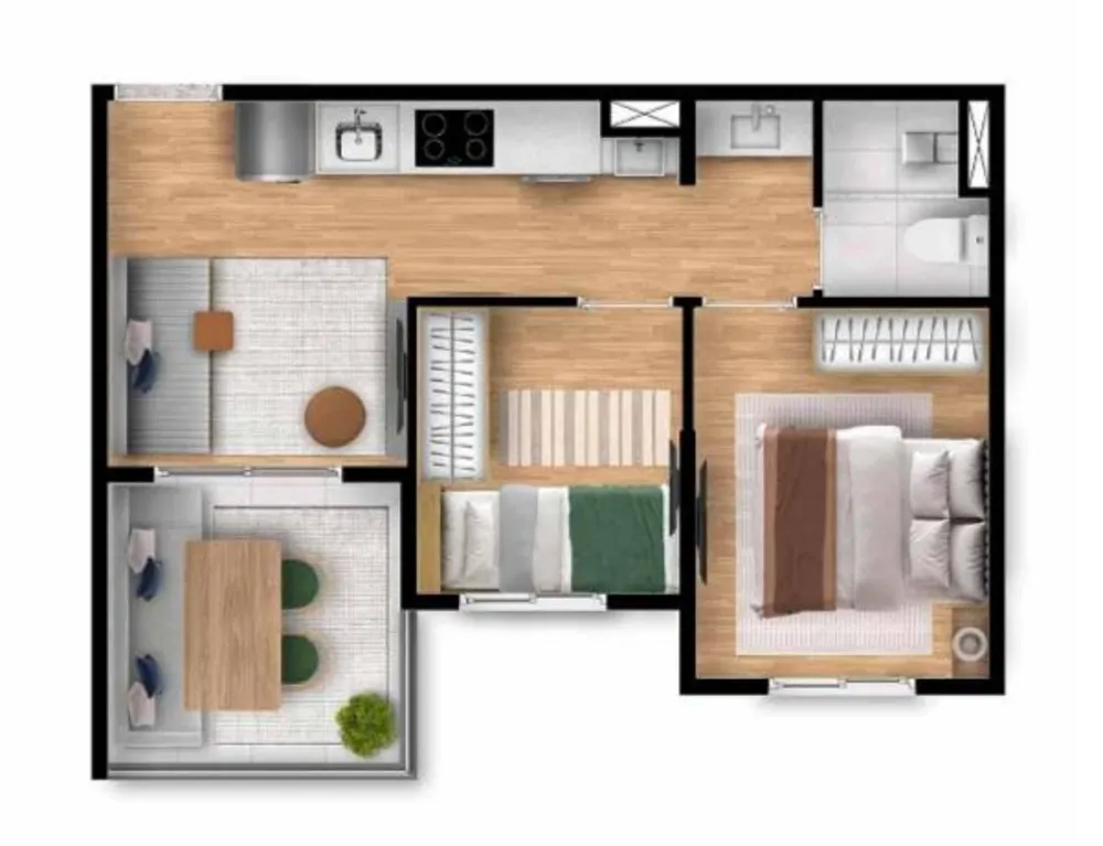 Casa, 2 quartos, 3738 m² - Foto 11