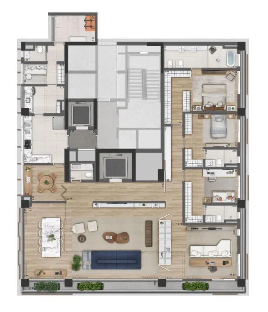 Apartamento, 4 quartos, 24295 m² - Foto 6
