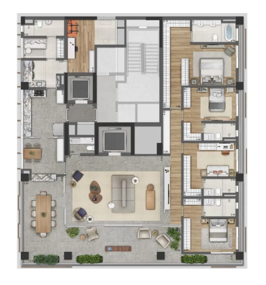 Apartamento, 4 quartos, 24295 m² - Foto 5