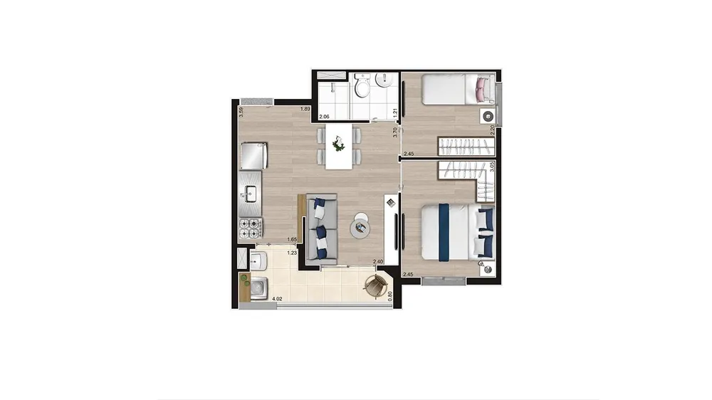 Casa, 2 quartos, 4050 m² - Foto 12