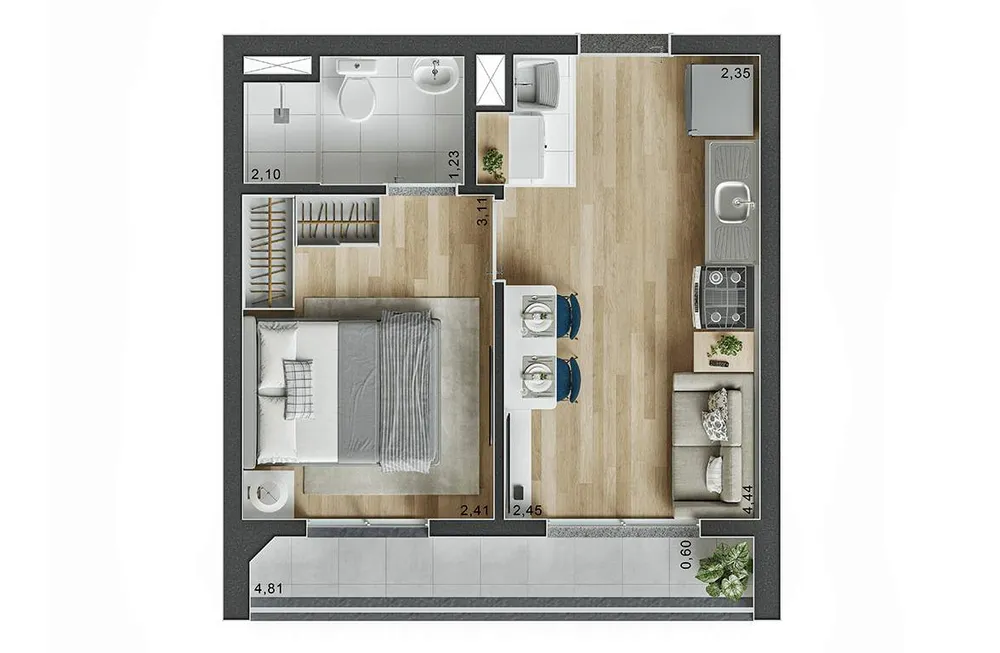 Casa, 2 quartos, 2839 m² - Foto 8
