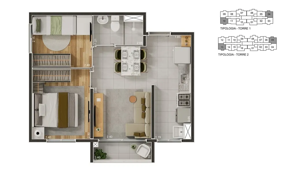 Casa, 2 quartos, 2543 m² - Foto 8